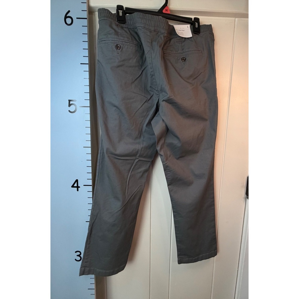 Goodfellow & Co Men's Large Gray Everyday Pants Elastic Drawstring Waist NWT - Picture 5 of 14